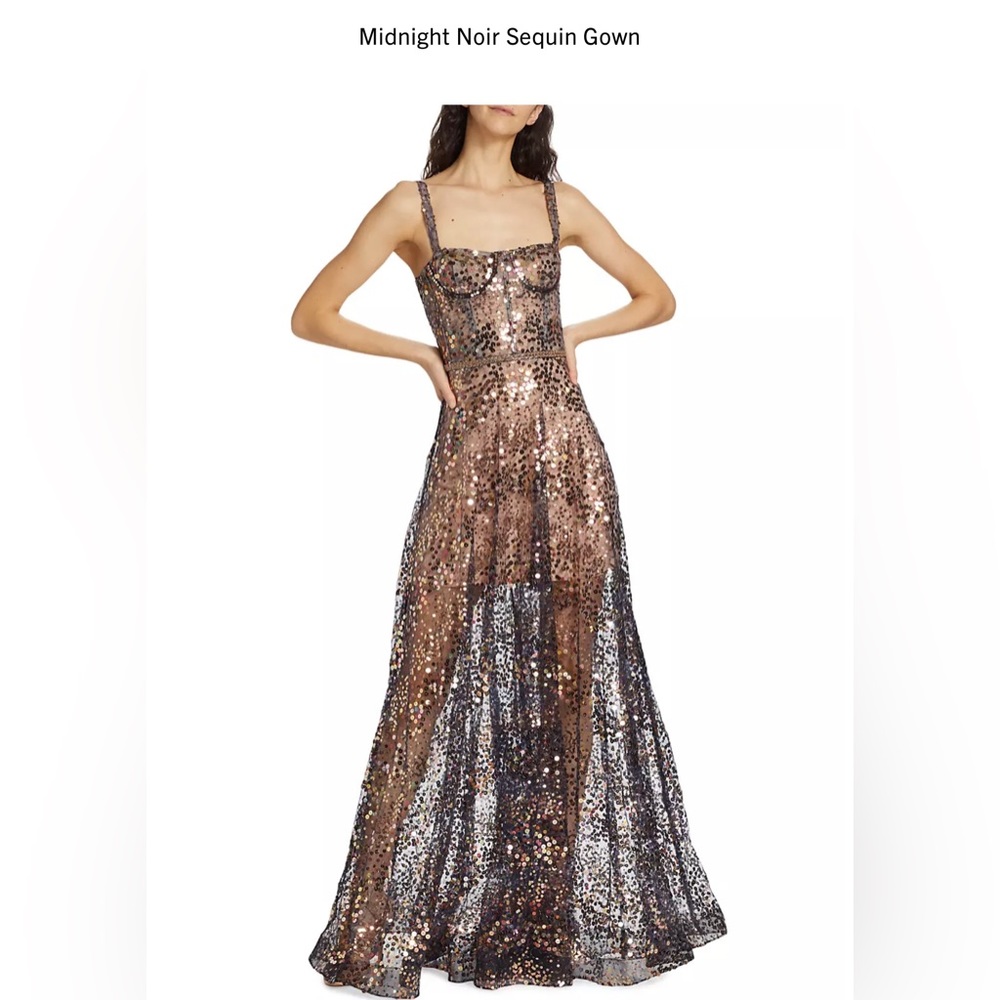 NWOT Bronx And Banco Midnight Noir Gown
Midnight Noir Gown Valentine - Picture 4 of 17